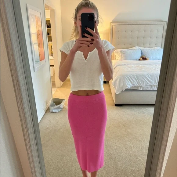 Zara Skirts Zara Knit Maxi Skirt Poshmark - Main Image